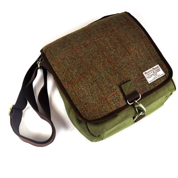 Handbags - Harris Tweed herringbone crossbody utility  bag